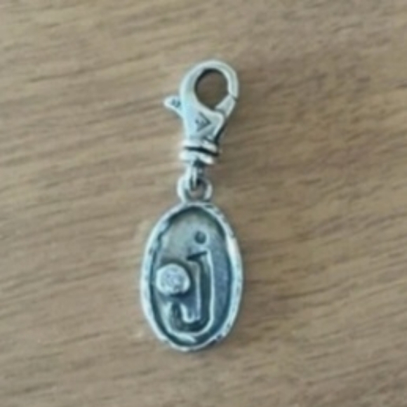 Silpada Sterling Silver Crystal Initially Yours 